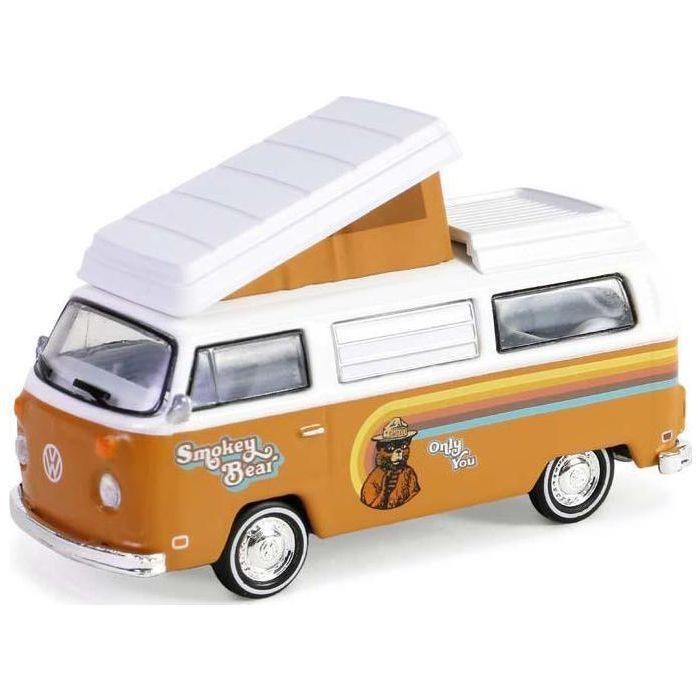 Smokey Bear (S3) - 1974 Volkswagen T2 Westfalia Campm. 1:64, Neuf, Enlèvement ou Envoi, Voiture, 5901 Lakeside Boulevard,Indianapolis, IN 46278, United States