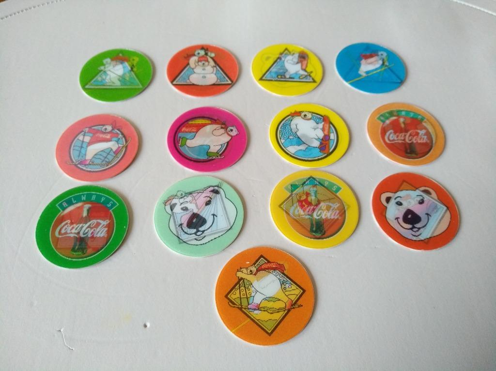 flippo pog's pog serie coca cola tricker crazy fun polarbear, Enlèvement ou Envoi