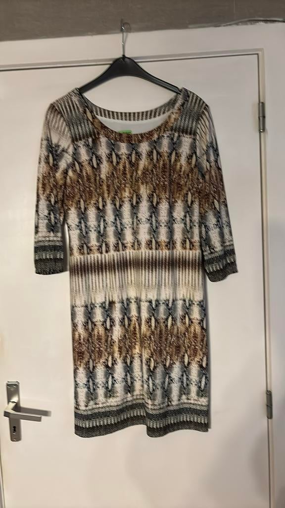 K design bruin ecru kleed XL, Ophalen of Verzenden, Zo goed als nieuw, Bruin