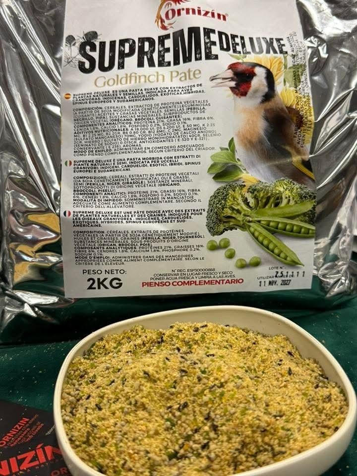 Supreme Deluxe 2kg “Groen Eivoer” + 21% Eiwitten - Ornizin, Dieren en Toebehoren, Dierenvoeding, Ophalen