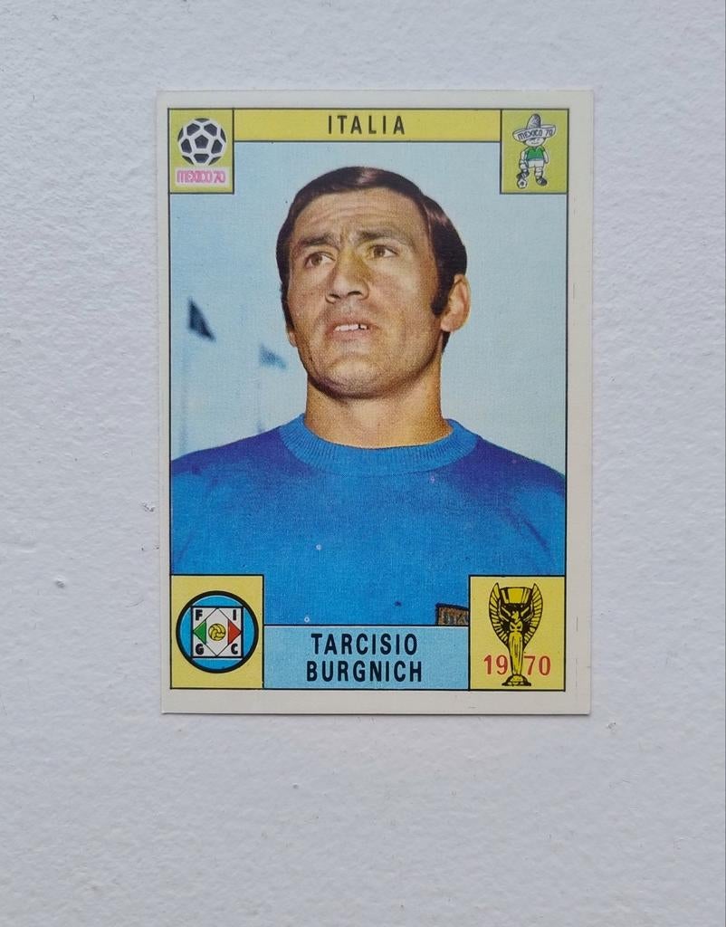 Panini Mexico 70: Tarcisio Burgnich - Team Italy 1970, Ophalen of Verzenden, Zo goed als nieuw