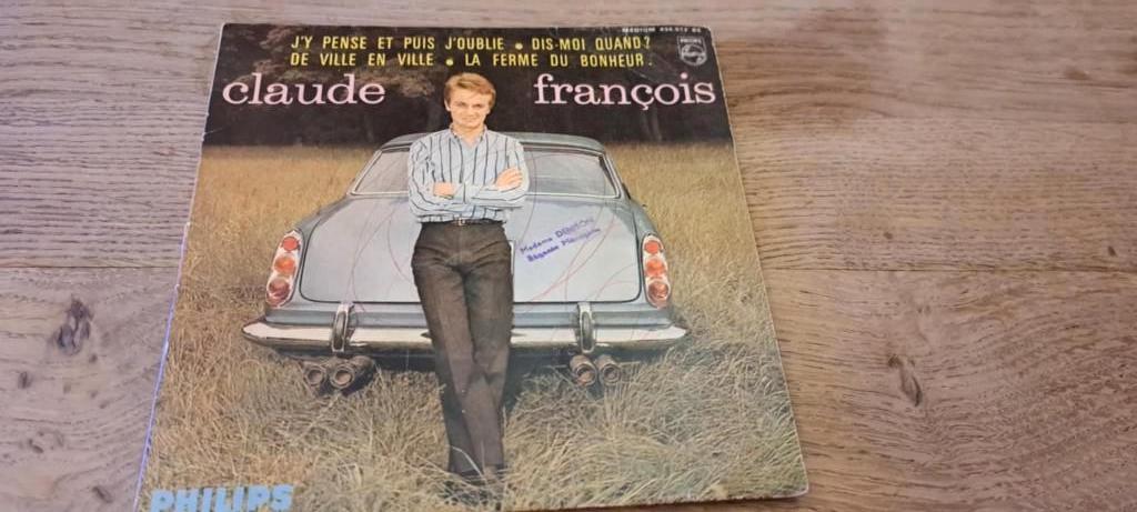 45  tours : Claude François (vintage), Ophalen of Verzenden