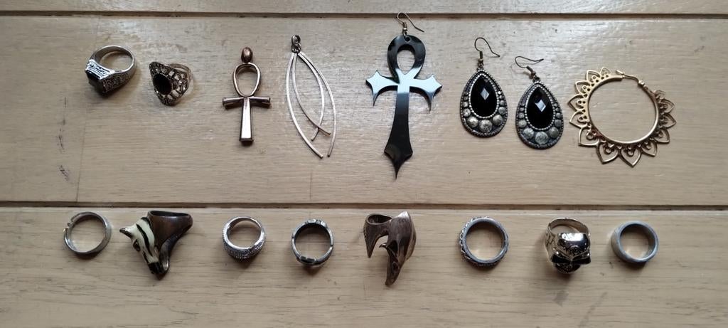 Verschillende juwelen, Gebruikt, Ophalen of Verzenden, Dame of Heer, Zilver