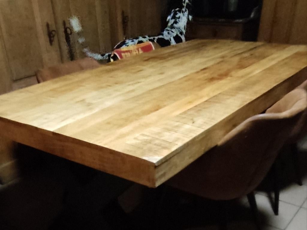Eiken tafel.€300, Huis en Inrichting, Tafels | Eettafels, Ophalen