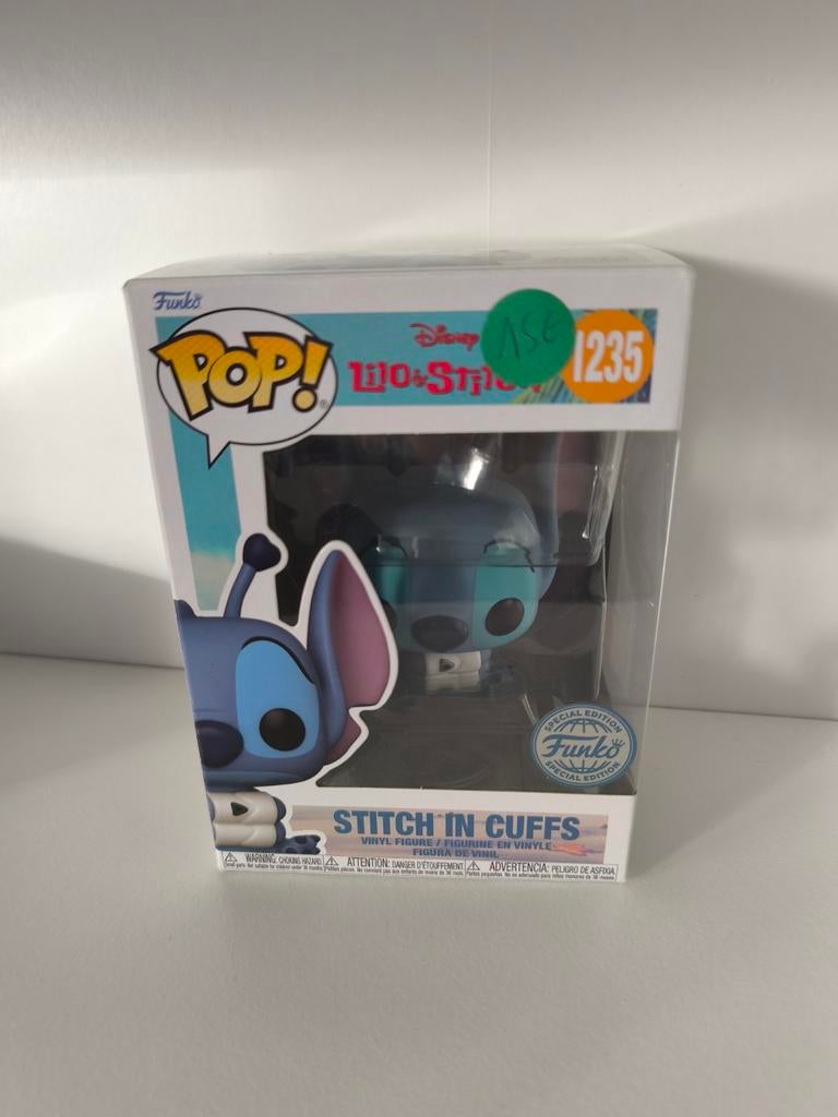 Funko Pop Stitch Disney-figuur met manchetten 1235, Ophalen of Verzenden