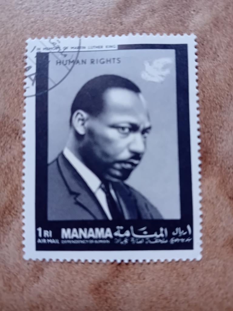 Timbre Martin Luther King, Gestempeld