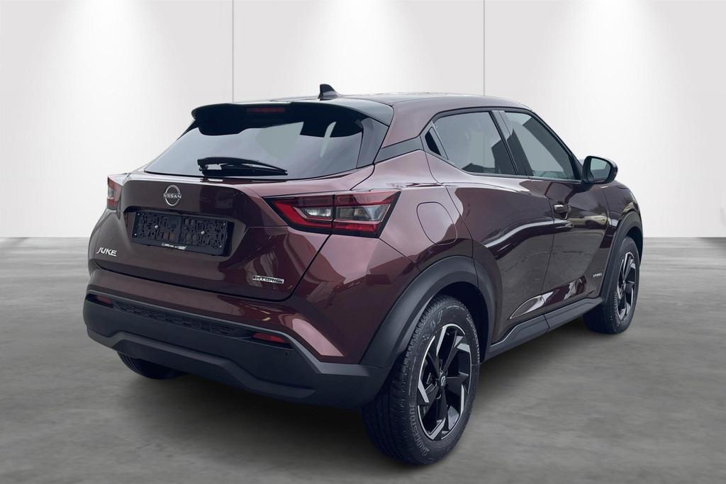 Nissan Juke 1.6 Hybrid 145 N-Connecta directiewagen 4000 kms, Auto's, Nissan, Stof, Gebruikt, 750 kg, 4 cilinders