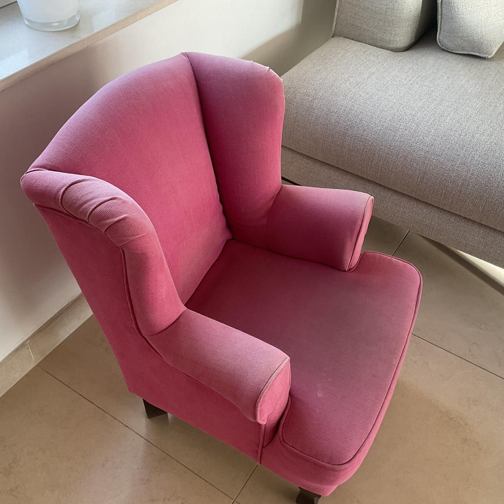 Kinder zetel roze hoogt 70cm breedte 45c’, Huis en Inrichting, Ophalen, Minder dan 50 cm, Gebruikt, 75 tot 100 cm