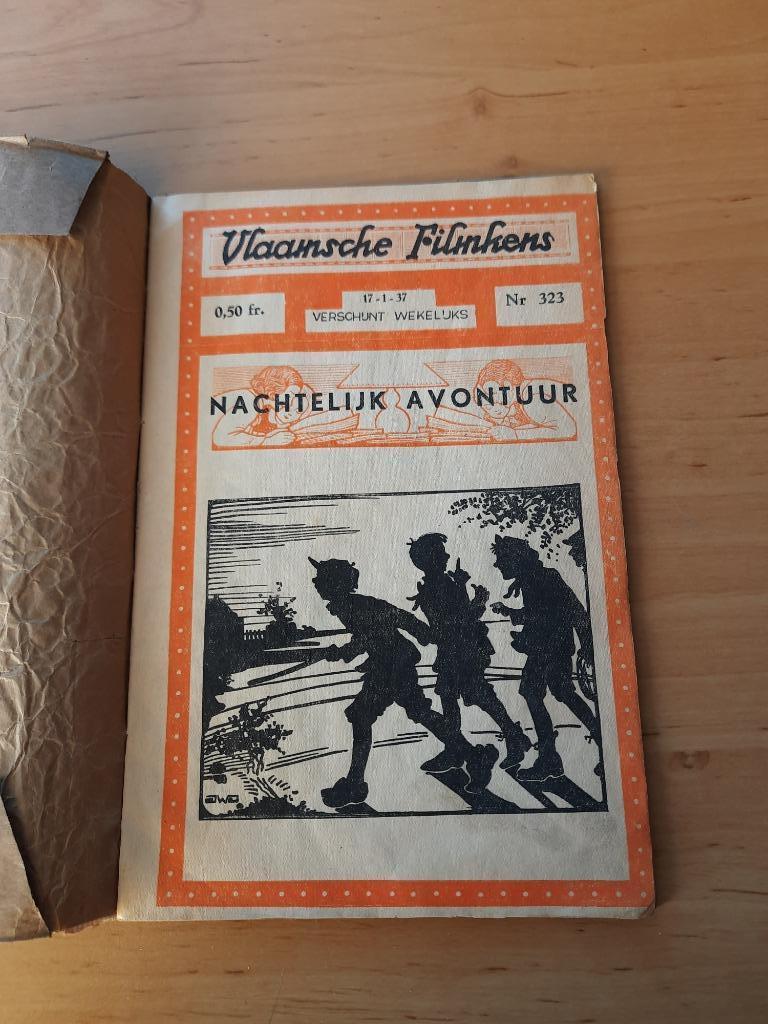 Vlaamsche Filmkens Nachtelijk avontuur, Ophalen, 1920 tot 1940, Tijdschrift