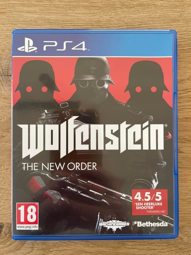 Wolfenstein The new order PS4, Games en Spelcomputers, Ophalen of Verzenden, Zo goed als nieuw