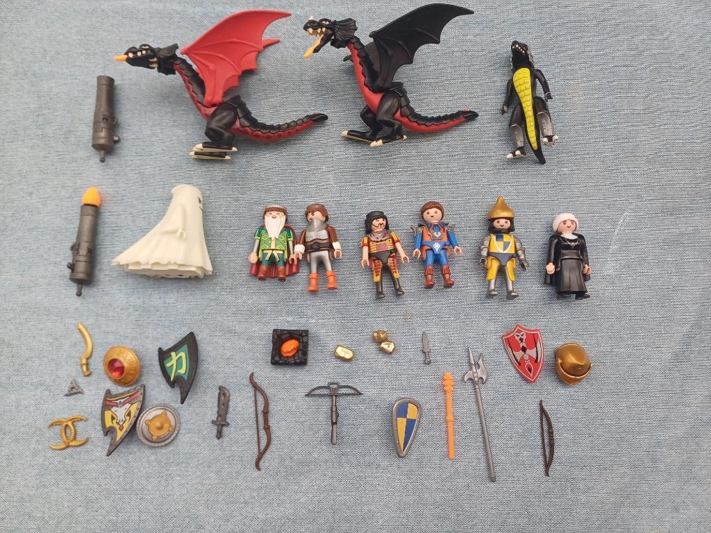 Playmobil ridders en draken, Kinderen en Baby's, Speelgoed | Playmobil, Gebruikt, Ophalen of Verzenden