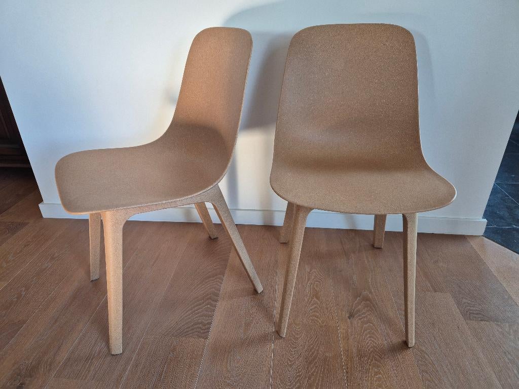 Stoel Ikea Odger 2 stuks, Maison & Meubles, Comme neuf, Enlèvement, Deux, Synthétique