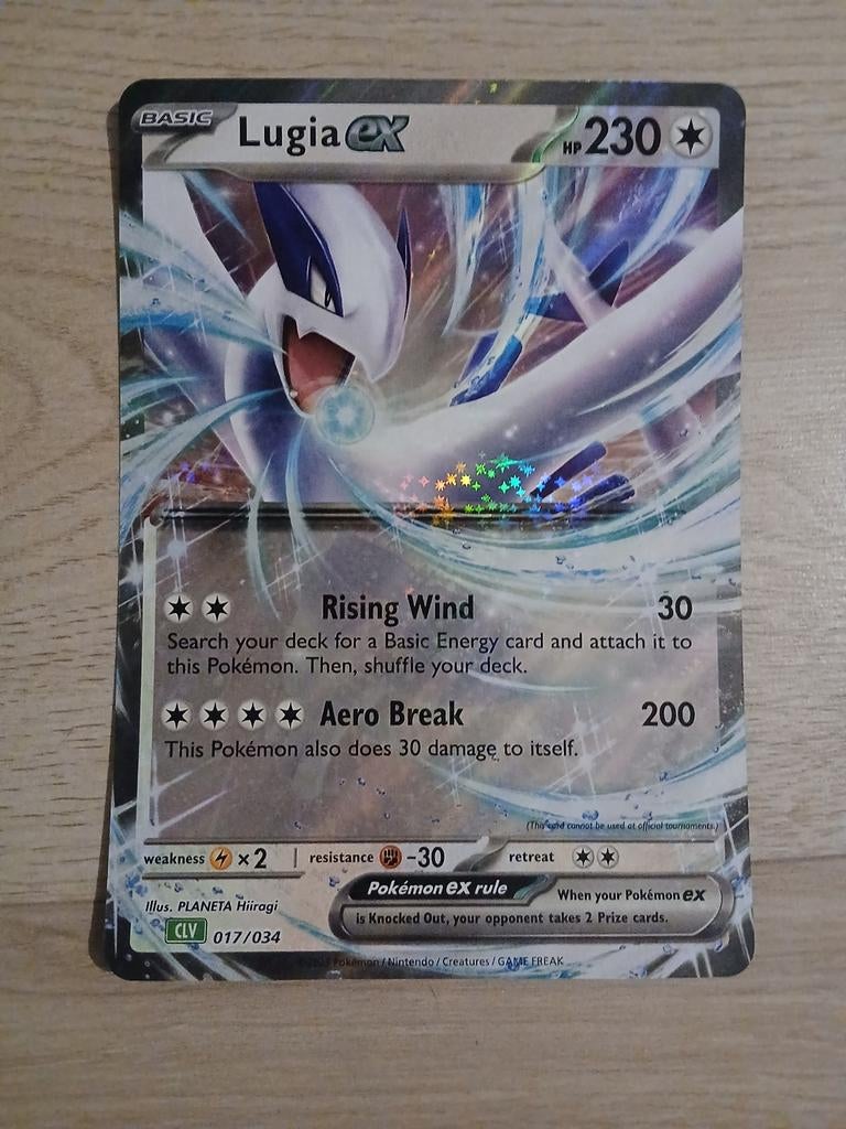 Pokemon kaard "GROTE" Lugia EX kaart, goede conditie, Hobby en Vrije tijd, Verzamelkaartspellen | Pokémon, Ophalen