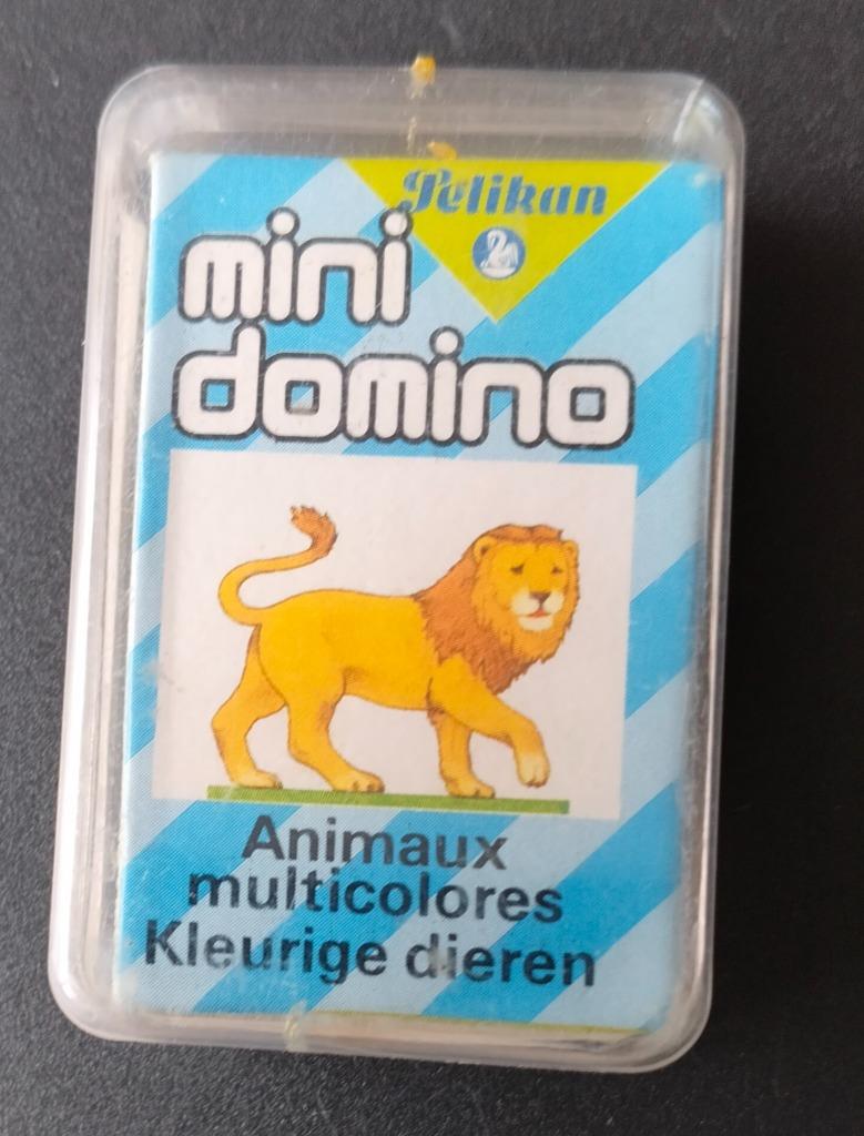 Vintage - Verzamelen Pelikan mini domino, Hobby en Vrije tijd, Verzamelkaartspellen | Overige, Ophalen of Verzenden