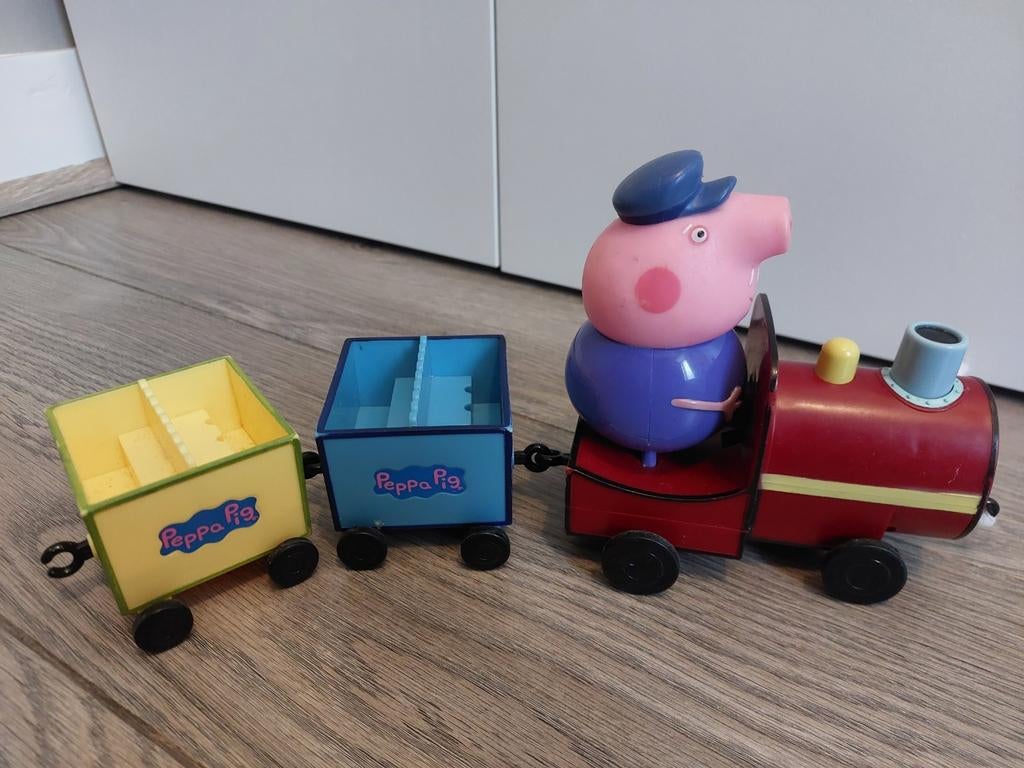 Peppa pig Opa's Trein en wagon, Ophalen, Zo goed als nieuw