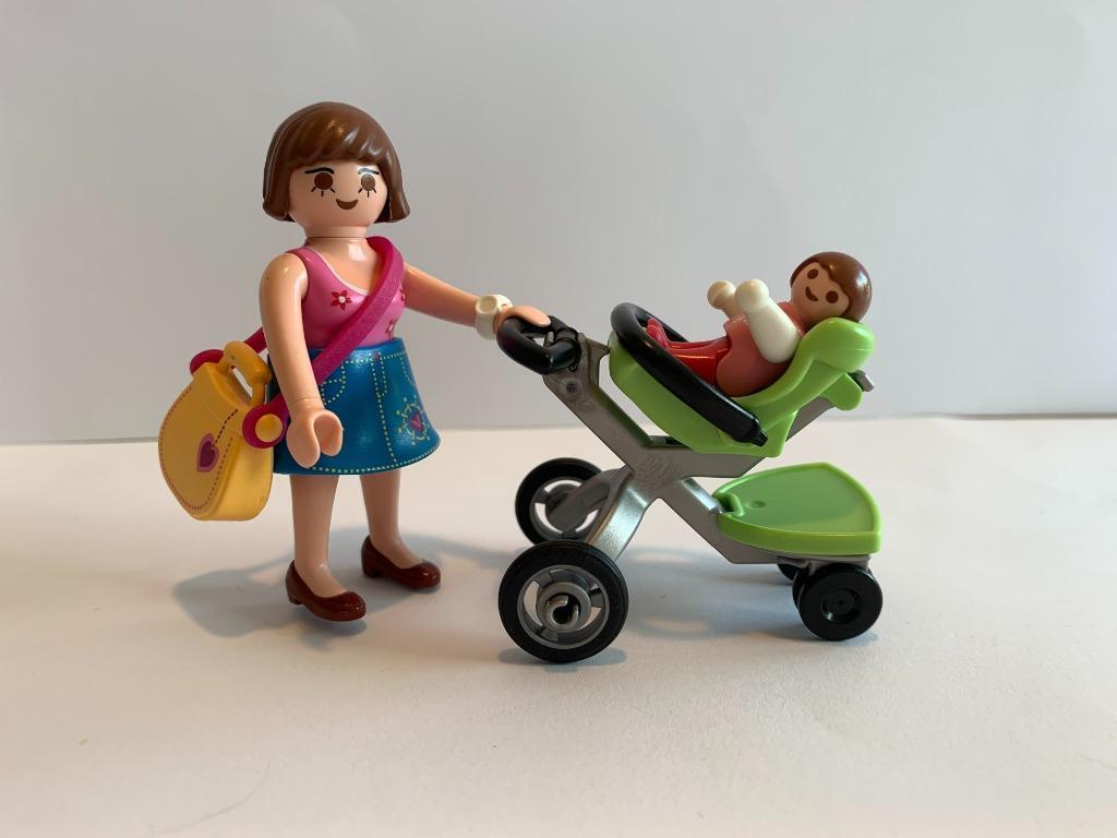 Playmobil City Life 5491 Mama met kinderwagen, Kinderen en Baby's, Speelgoed | Playmobil, Ophalen of Verzenden, Zo goed als nieuw