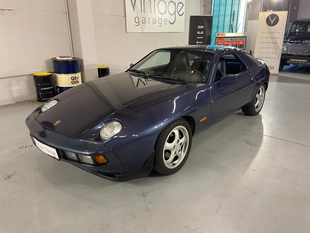 Porsche 928 S - 1984 - Révisée, Cuir, Achat, Entreprise, Bleu