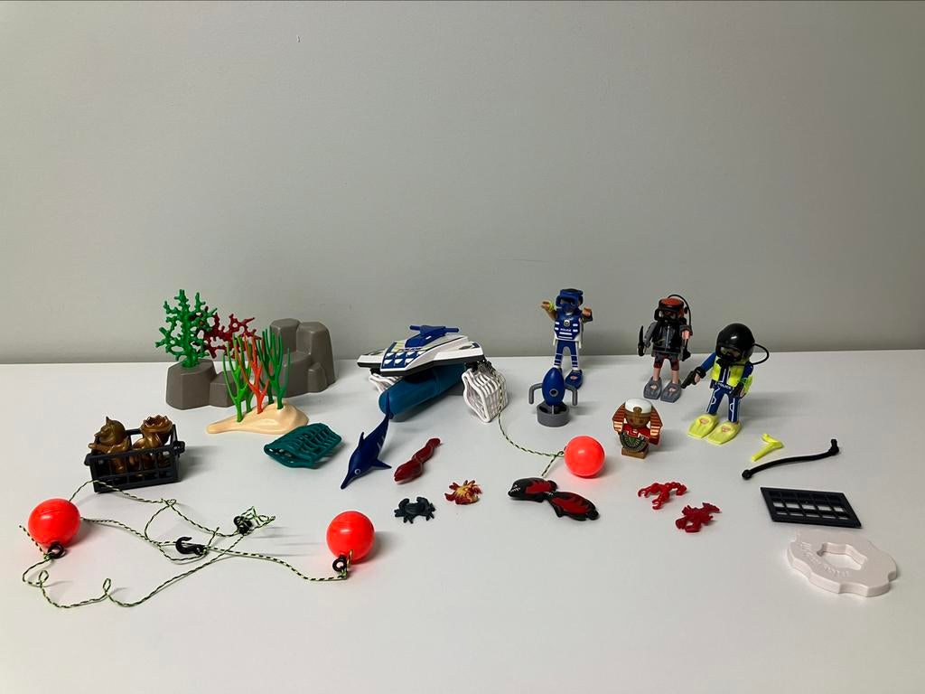 Playmobil badplezier politieduikmissie 70776, Ophalen of Verzenden
