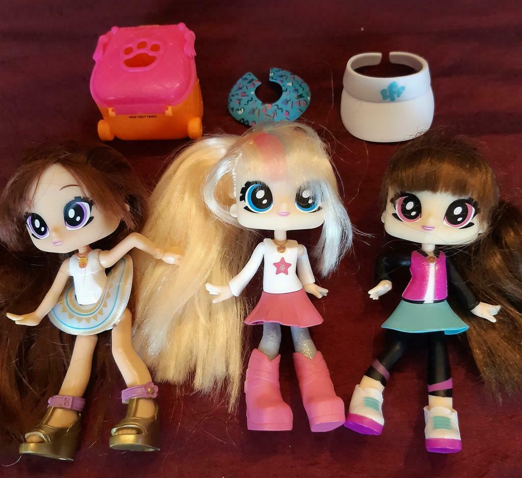 BFF Best Friends Forever 3 poppetjes € 6, Ophalen of Verzenden, Zo goed als nieuw