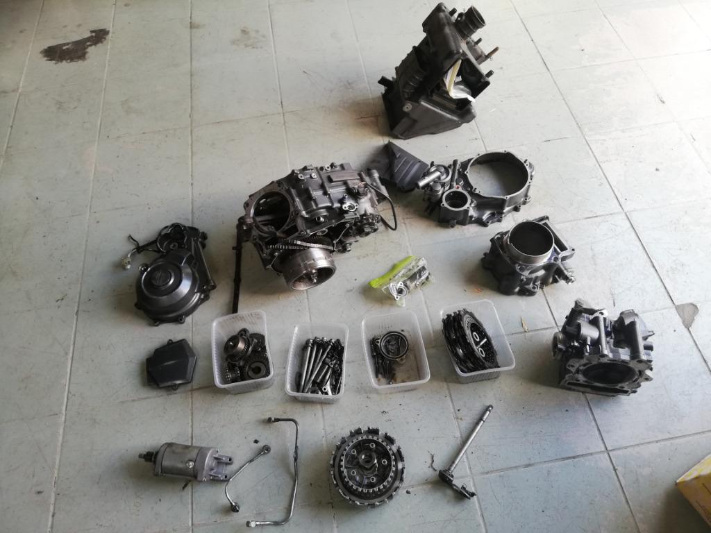 motorblok onderdelen yamaha xt 660xvan '04-'14, Ophalen of Verzenden, Gebruikt