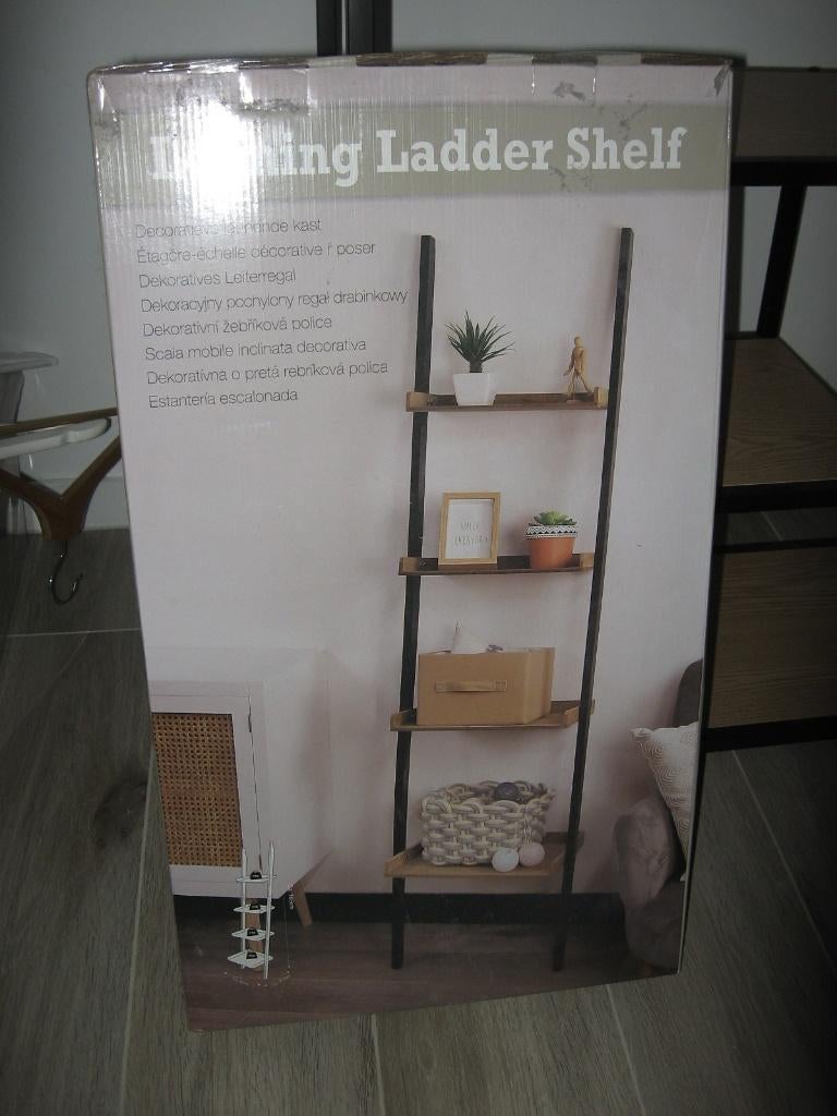 Leaning ladder shelf nieuw, Ophalen, Nieuw, Ladder