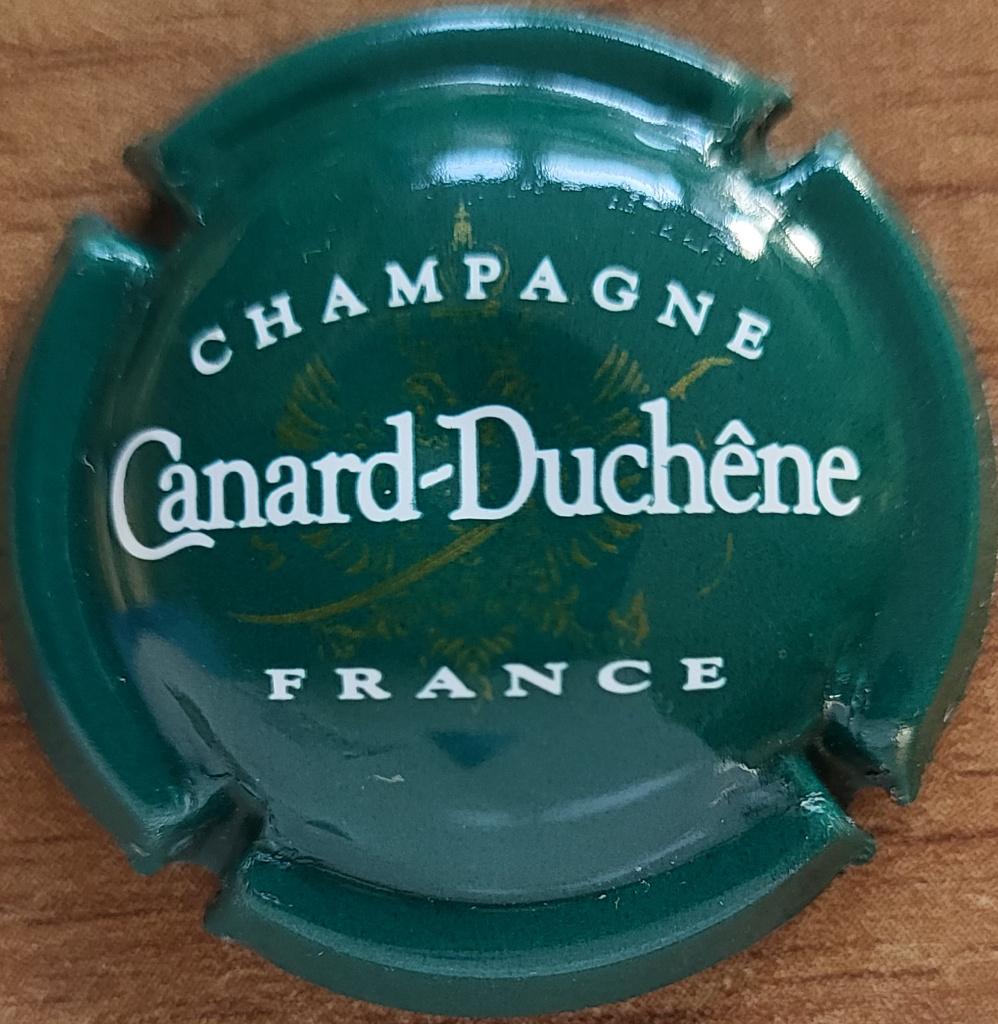 Capsule Champagne Canard-Duchêne Vert foncé & blanc nr.74b, Enlèvement ou Envoi, Neuf, France, Champagne