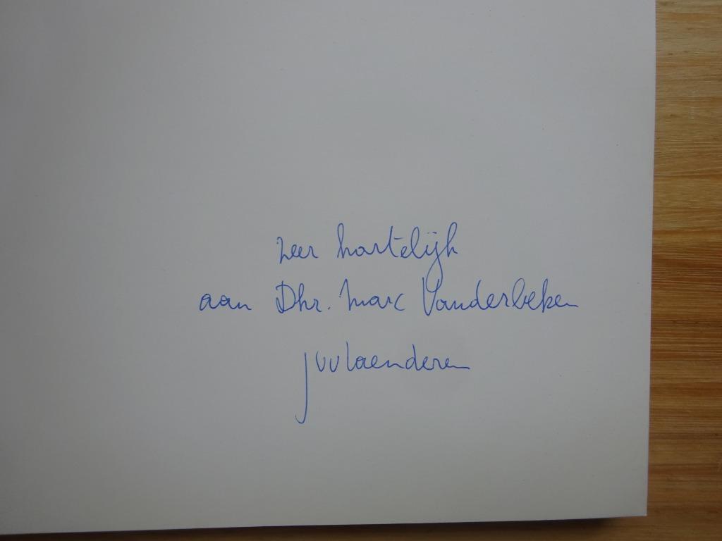 Johan Van Vlaenderen, monografie, 1989 signed, Ophalen of Verzenden, Zo goed als nieuw, Schilder- en Tekenkunst