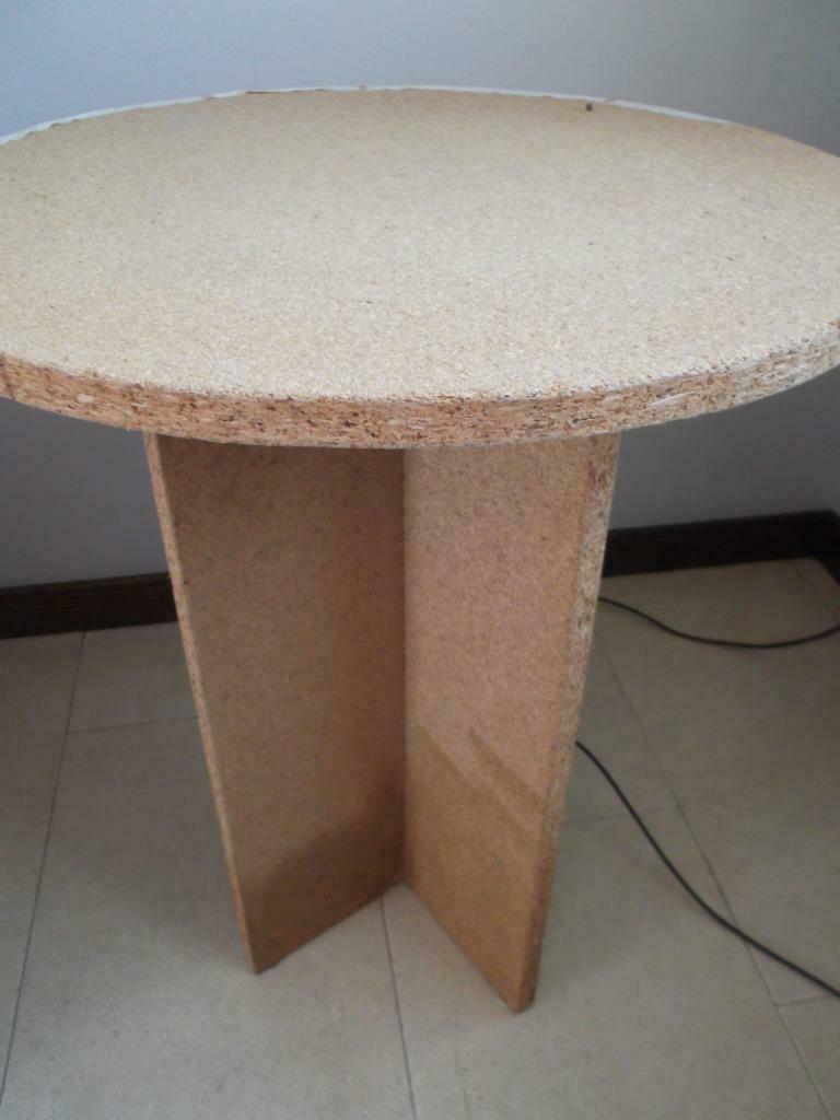 rond houten bijzettafeltje, Huis en Inrichting, Ophalen, Gebruikt