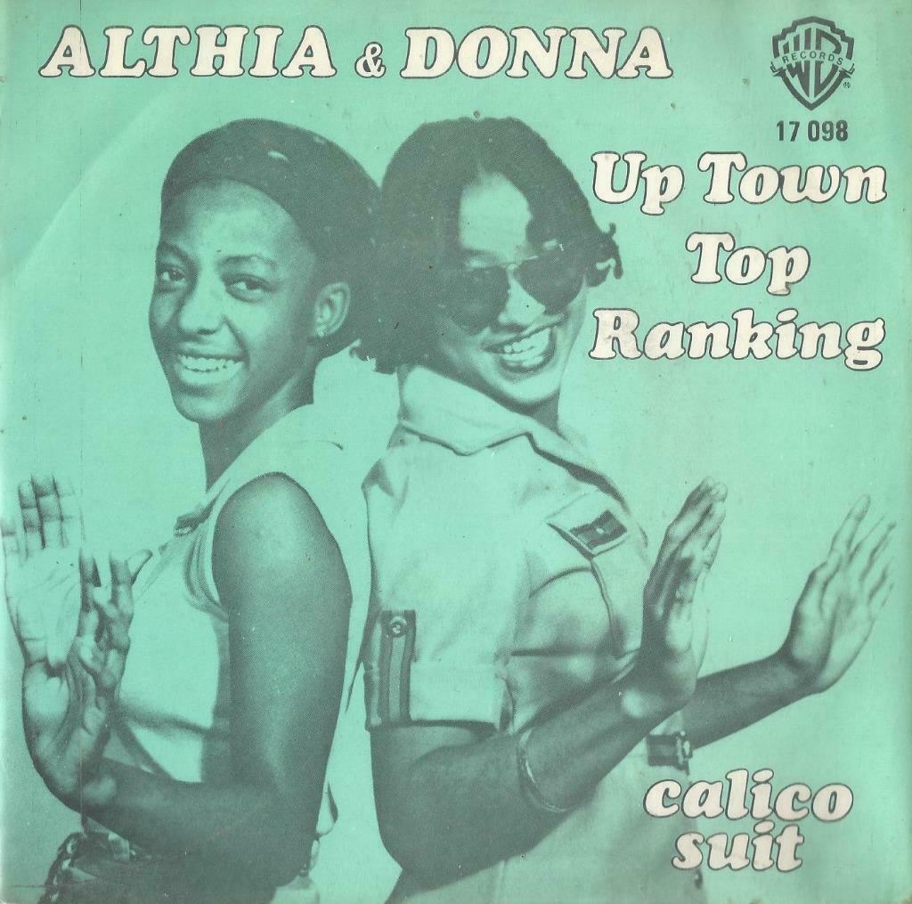 Althia & Donna – Up town top ranking / Calico suit – Single, Ophalen of Verzenden, Gebruikt, Pop