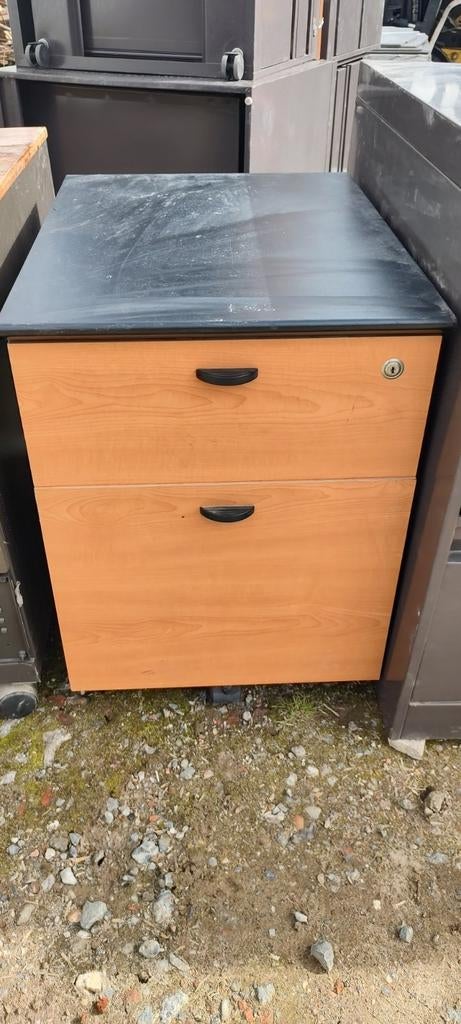 Caisson à tiroirs, commode, table de chevet, bloc de bureau,, Enlèvement ou Envoi, Utilisé