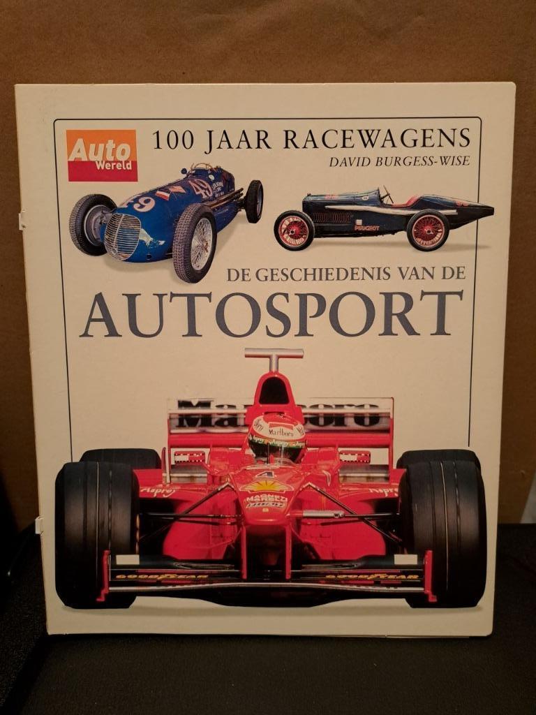 Geschiedenis van de autosport. oa. F1, Sport en Fitness, Ophalen of Verzenden, Gebruikt