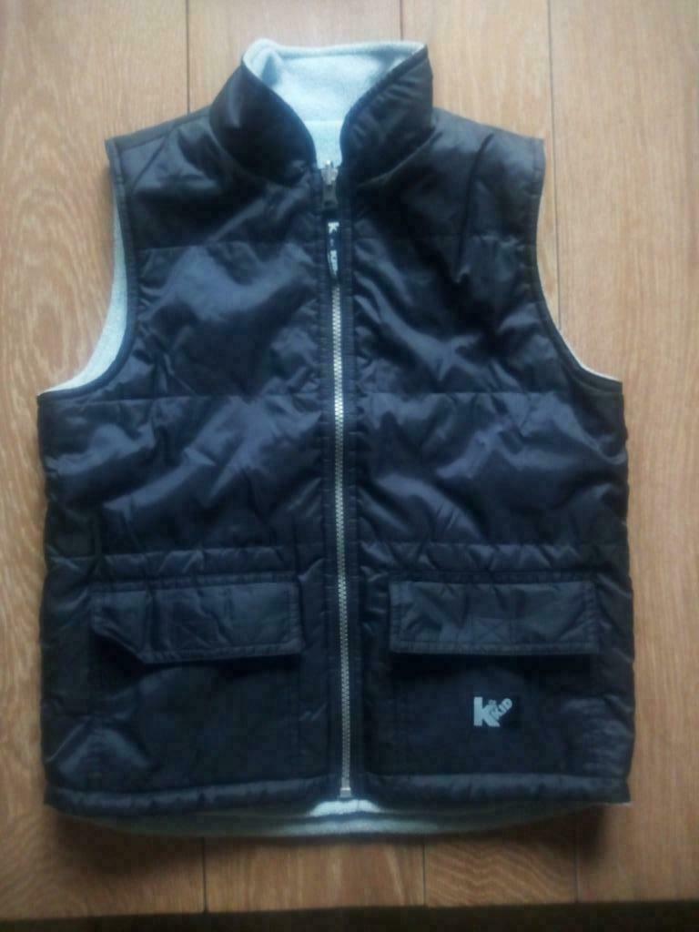 Blauw marine mouwloos K de Kid M 8 jaar oud, Jongen of Meisje, Trui of Vest, Ophalen of Verzenden, Zo goed als nieuw