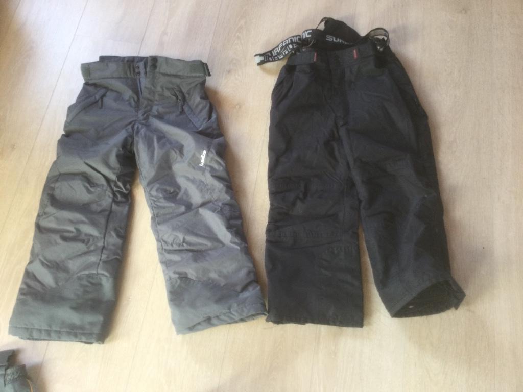 Ski broeken, jas, botjes  -  ski enfants 128 134 140  146, Ophalen of Verzenden, Zo goed als nieuw, Ski, Kleding