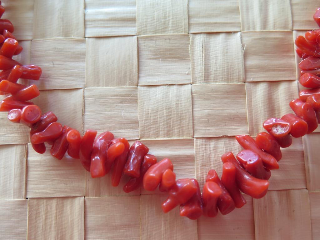 collier vrai corail, Enlèvement ou Envoi, Comme neuf, Rouge, Pierre ou Minéral