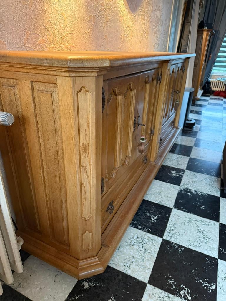 Meuble de salle à manger, Maison & Meubles, Enlèvement, Utilisé, Ancien/Rustique (Bois Massif), 4 à 6 chaises