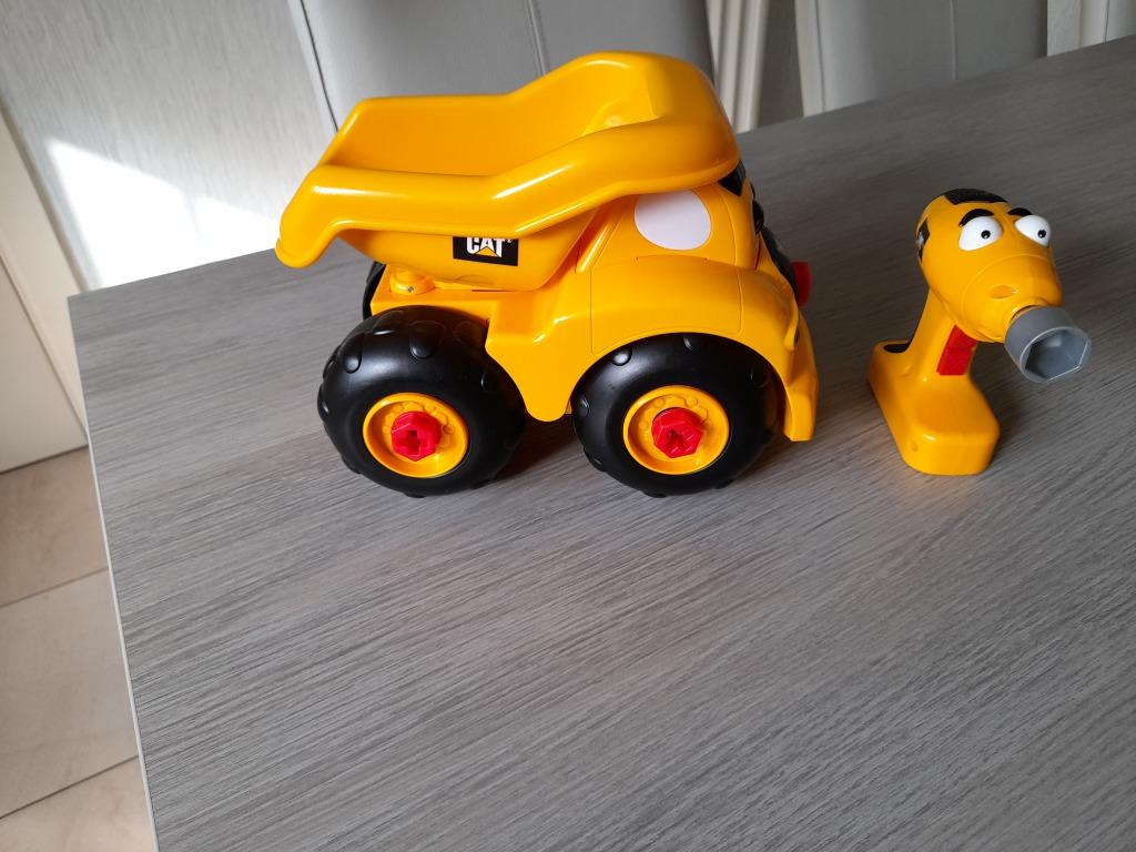 Vrachtwagen Cat met schroefmachine, Ophalen of Verzenden, Zo goed als nieuw