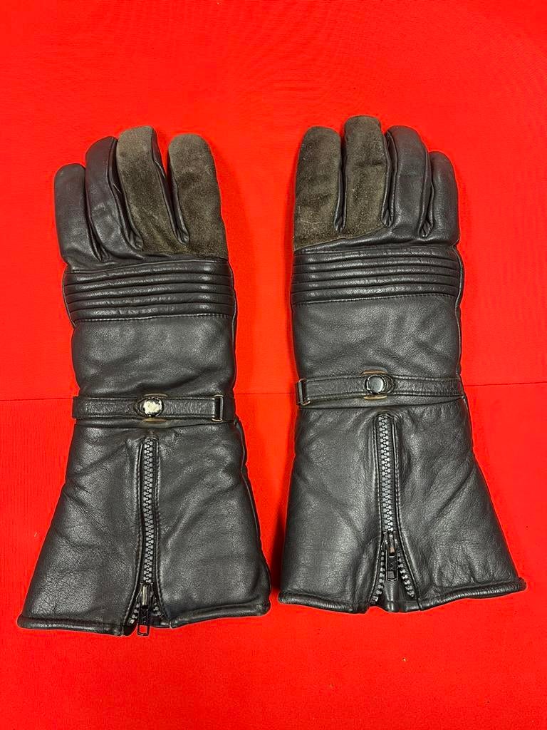 Lederen wintermotorhandschoenen. Maat 9, Ophalen, Tweedehands, Heren, Handschoenen