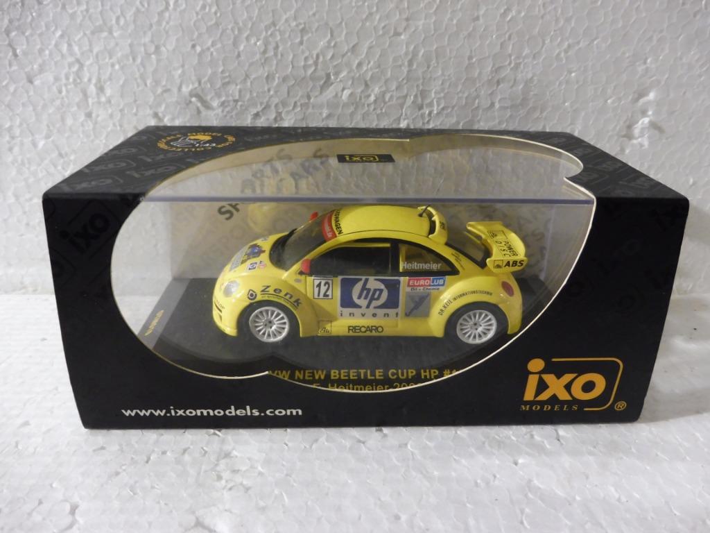 1:43 Ixo VW Volkswagen New Beetle Cup 2002 #12 F.Heitmeier, Enlèvement ou Envoi, Comme neuf, Voiture