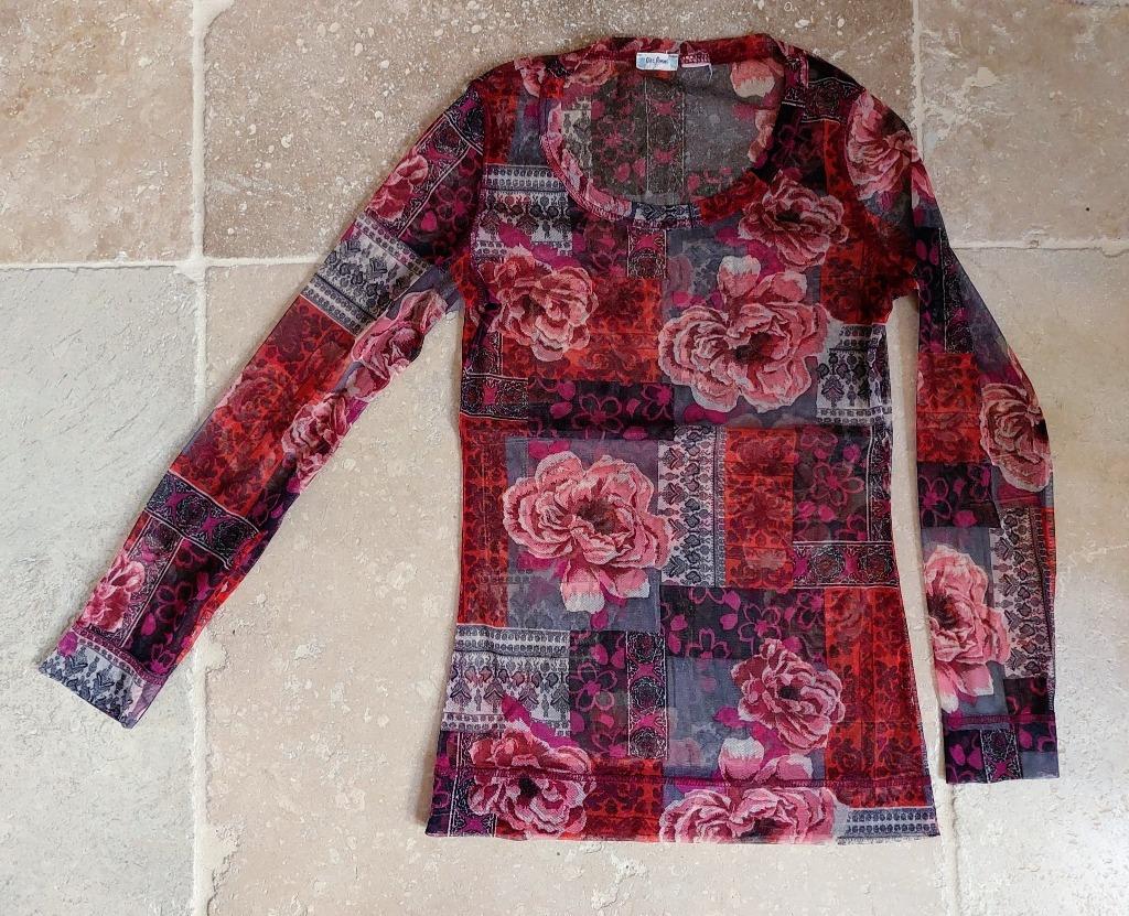 2 topjes met lange mouw (S), Enlèvement ou Envoi, Autres couleurs, Taille 36 (S), Comme neuf