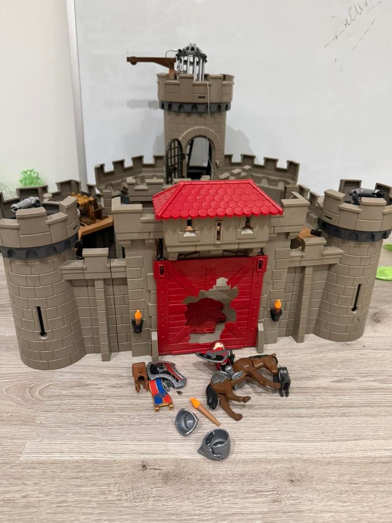 Playmobil ridderkasteel 6001, Ophalen, Gebruikt