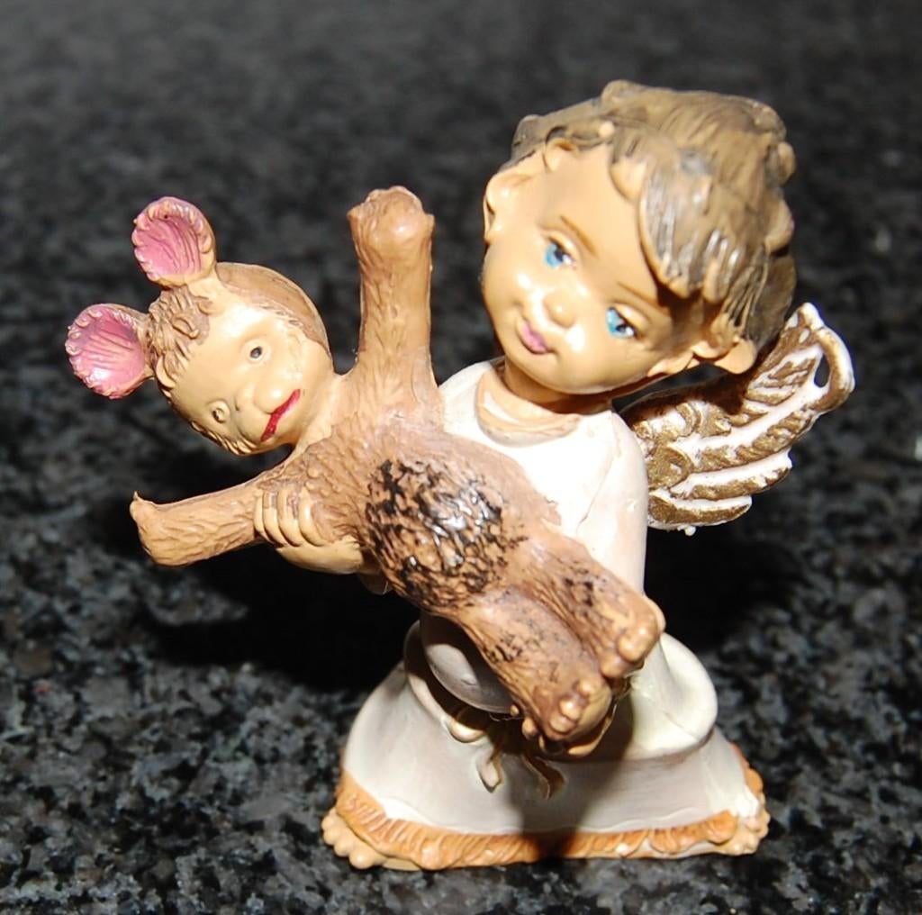 kerstboomversiering - vintage spelende engeltjes, Ophalen of Verzenden