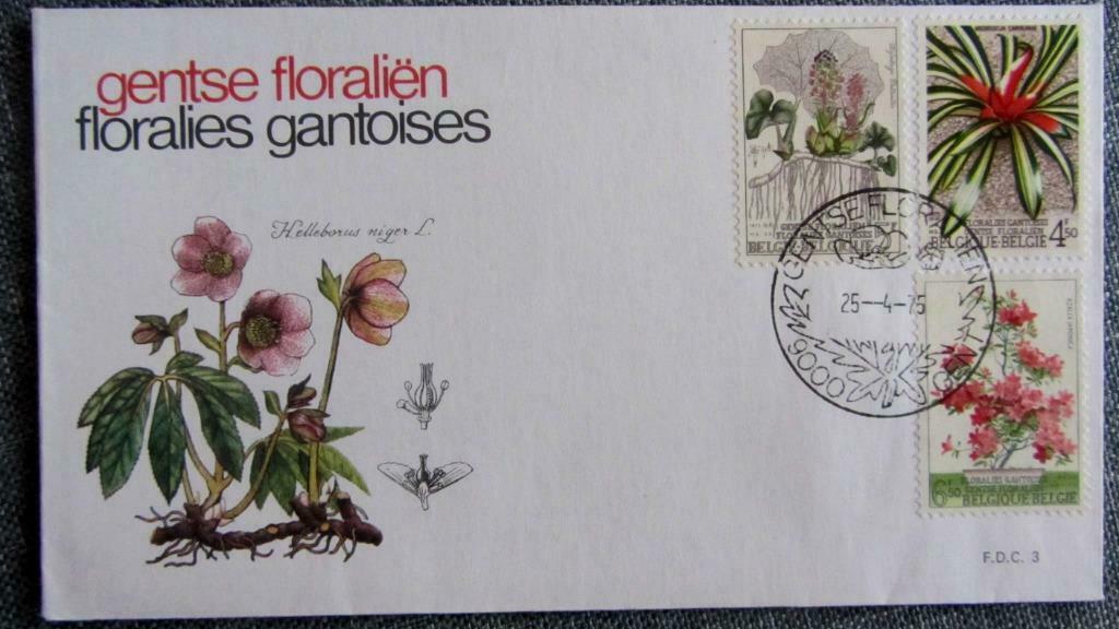 FDC- FLORALIËN-BLOEMEN- PLANTEN- BELGIË, Enlèvement ou Envoi, Affranchi, Animal et Nature