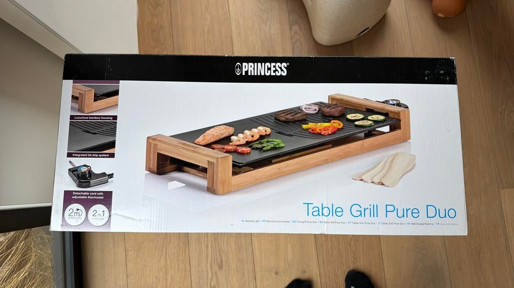 Table grill, Ophalen, Zo goed als nieuw