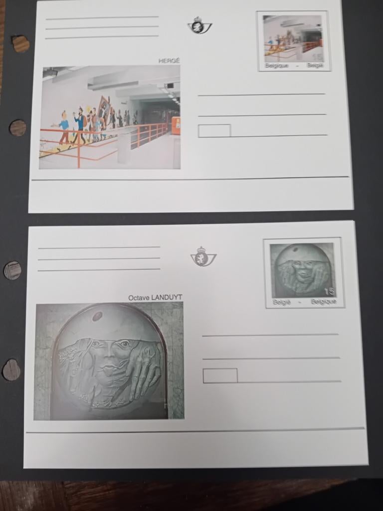 Cartes postales de Belgique BK 44/45 lot 487B, Enlèvement ou Envoi
