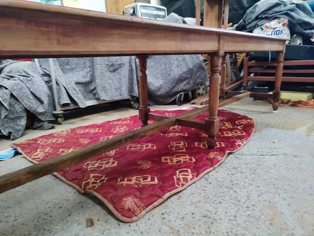 A vendre grande table(3m) en pichpin, 200 cm ou plus, Enlèvement, Utilisé, 50 à 100 cm