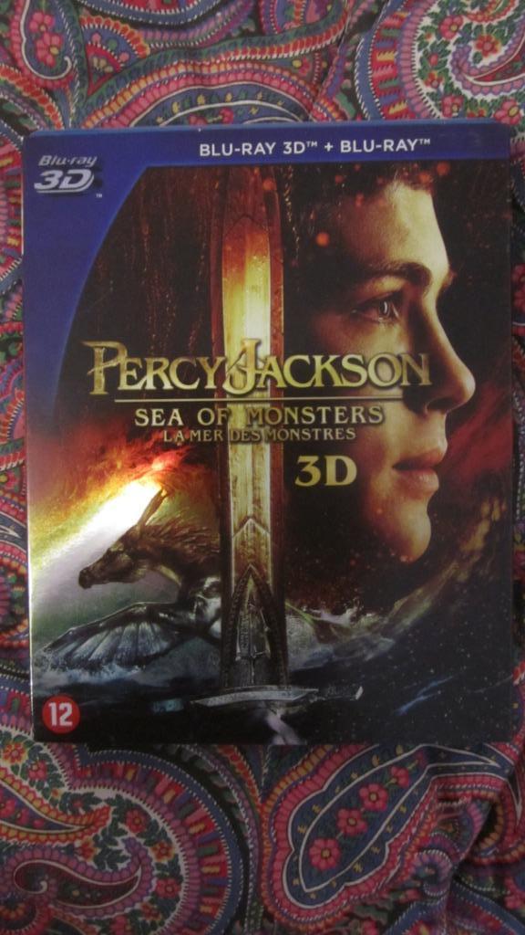 PERCY JACKSON LA MER DES MONSTRES BLU-RAY 3D + 2D, Enlèvement ou Envoi, Comme neuf