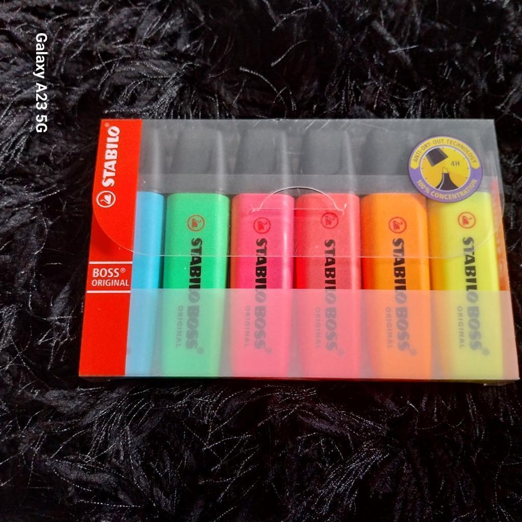 Lot de 6 Stabilo Surligneur BOSS Original- NEUF et EMBALLE, Enlèvement, Neuf