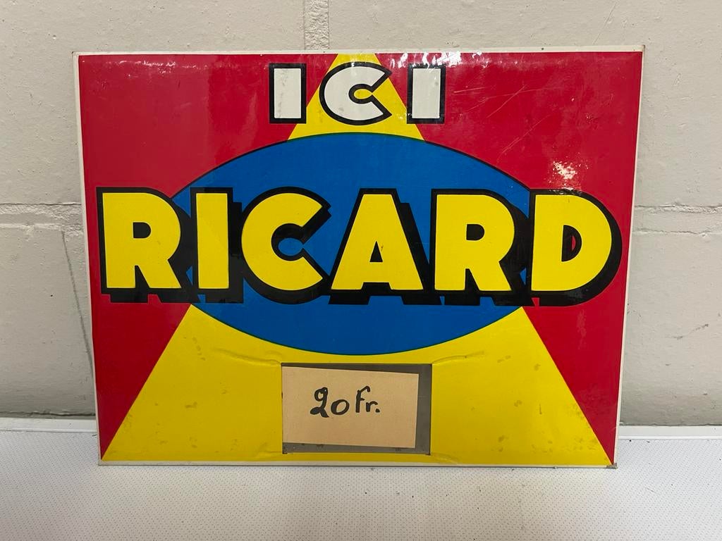 Ricard karton/glacoide bordje, Enlèvement ou Envoi