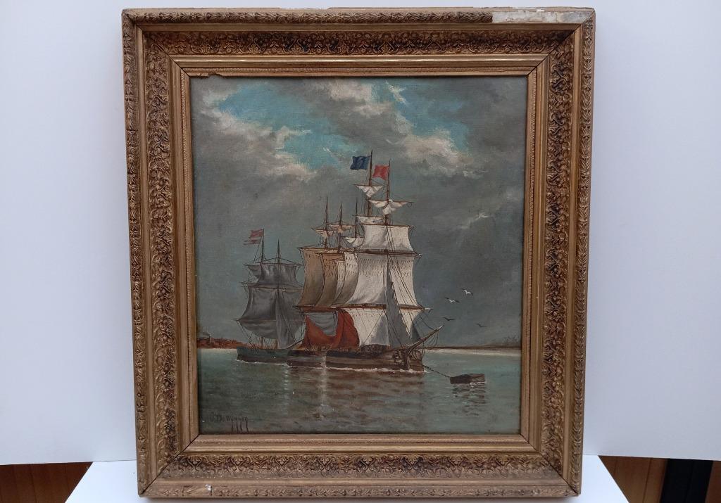 JOS DE WYMMER schilderij 1880 Hollandse school, Antiek en Kunst, Ophalen of Verzenden