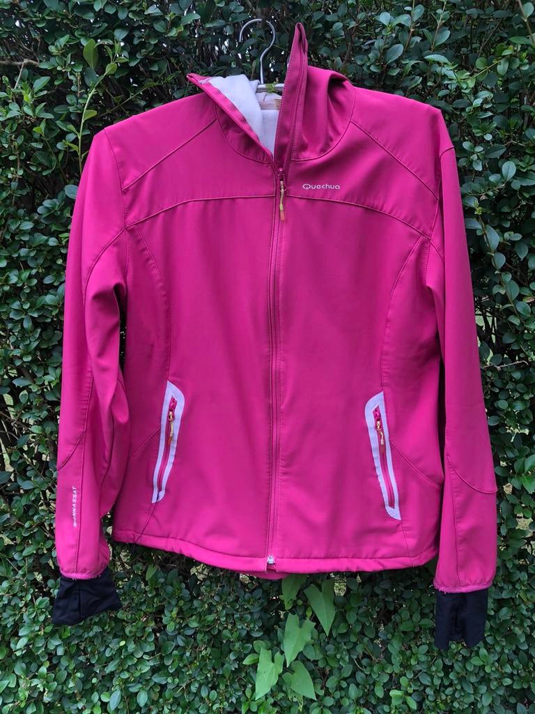 Softshell Quechua XL (EU), Ophalen, Gedragen